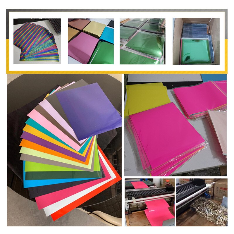 20cm x25cm Size PU Heat Transfer Vinyl Iron On HTV Printing Crop Number Patterns For T-Shirt Textiles Cricut Film Press Film