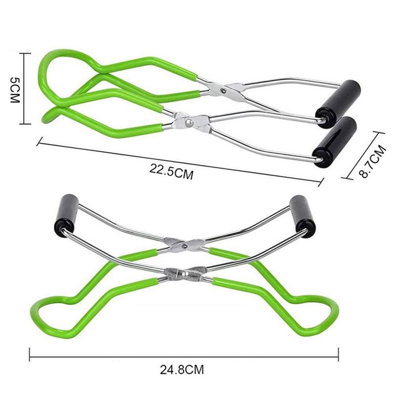 Kitchen Tool Can Tongs Clip Canning Jar Lifter With Grip Handle Heat Resistance Anti-clip Jar Glass Bottle Holder Cans Clamp