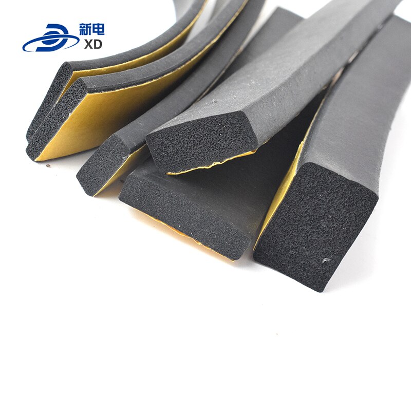Waterdichte epdm schuimrubber rubber strip hoge temperatuur