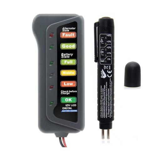 Car Diagnostic Tools Brake Fluid Tester Car 5 Leds Brake Fluid Testing Tools Post: 1 N 2