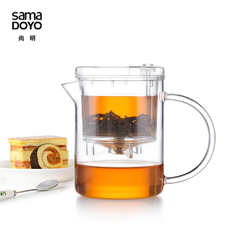 SamaDOYO SAMA EC-21 Kung Fu théière et tasse 350ml SAMA théière Samadoyo théière en verre résistant à la chaleur théière