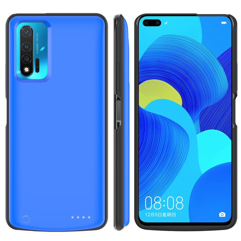 PINZHENG 6800mAh Ladegerät fallen Für Huawei Nova 6 Ladung fallen Für Huawei Nova 6 6800mAh Energie Bank ladegerät Fällen