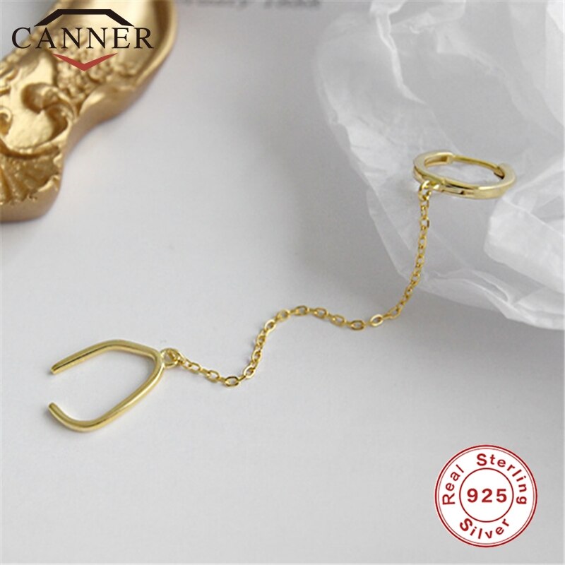 925 sterling zilveren ketting kwastjes oorbellen in geometrische eenvoudige ronde creolen oorclips gouden zilveren oorbellen sieraden: Goud