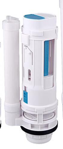 Toiletspoeling Klep Dicht Kruk Squat Pan Water Tank Accessorry Badkamer Night Kruk Flush Extake Valve Onderdelen 18/20/22/24 Cm: twopiece 25cm