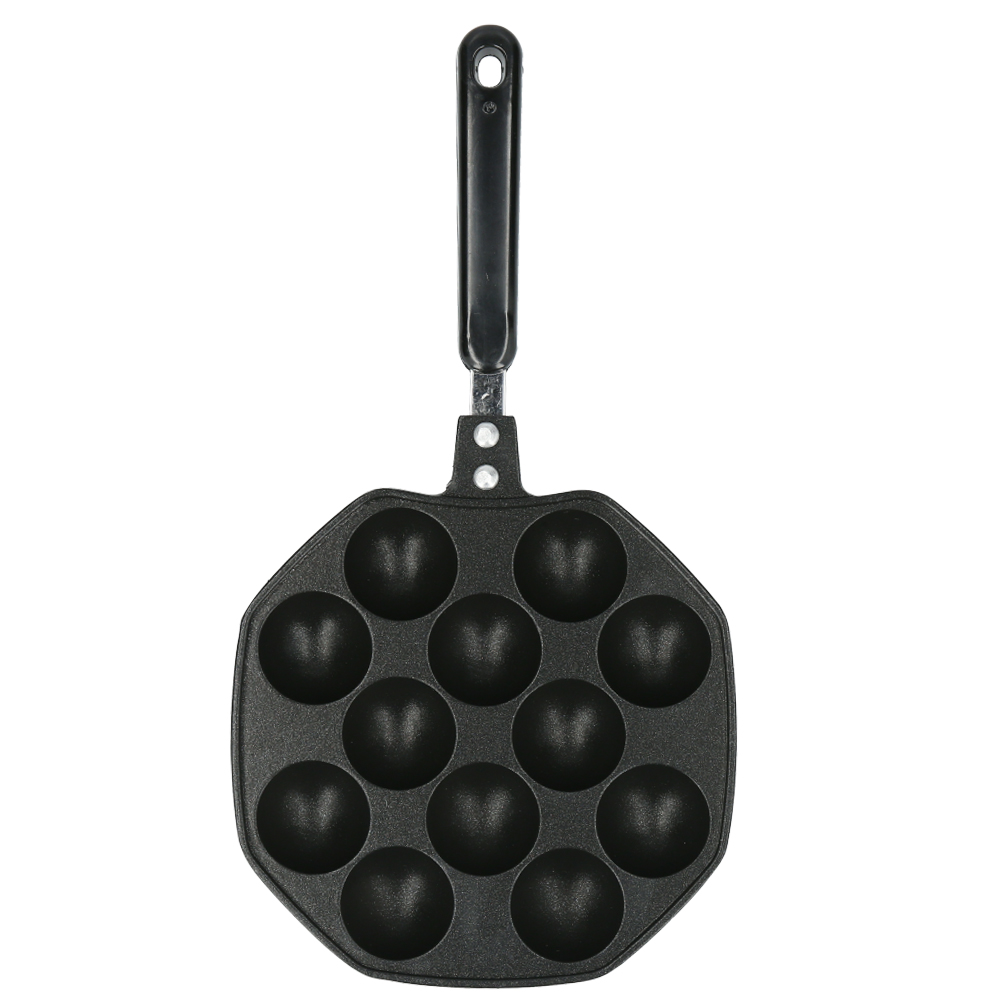 Takoyaki antiadhésif 12 trous, plaque de cuisson, poêle à frire, ustensile de cuisine