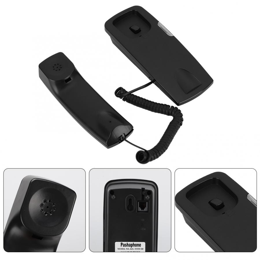Hotel Corded Telephone Home Office Hanging Landline Telephone Wired Caller ID Display Telephone with LCD Screen Display