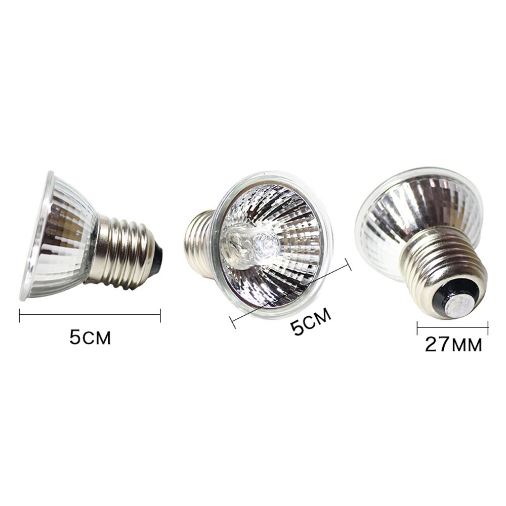 25/50/75w uva + uvv 3.0 reptil lampa lampa sköldpadda sola uv lampor värmelampa amfibier ödlor temperaturregulator