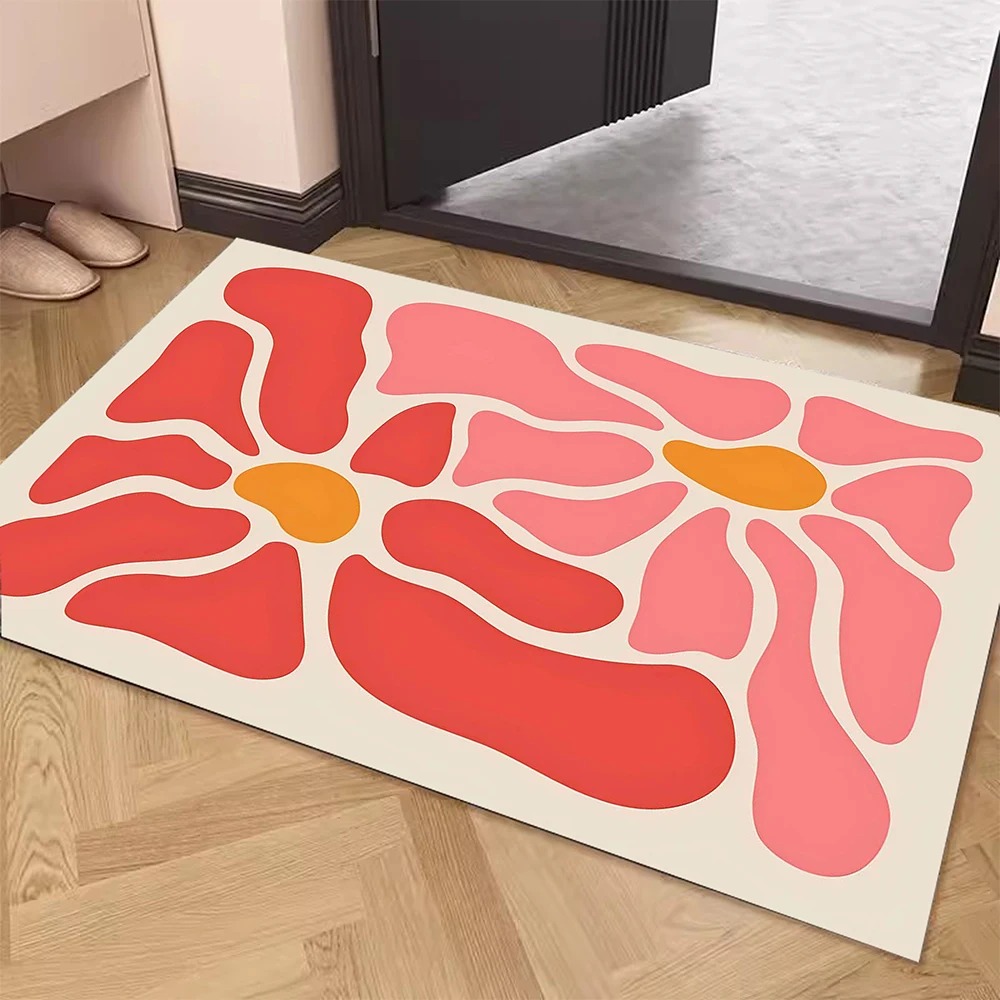 Simple Door Mat Decoration Home Bathroom Mat: 1 m2 / green