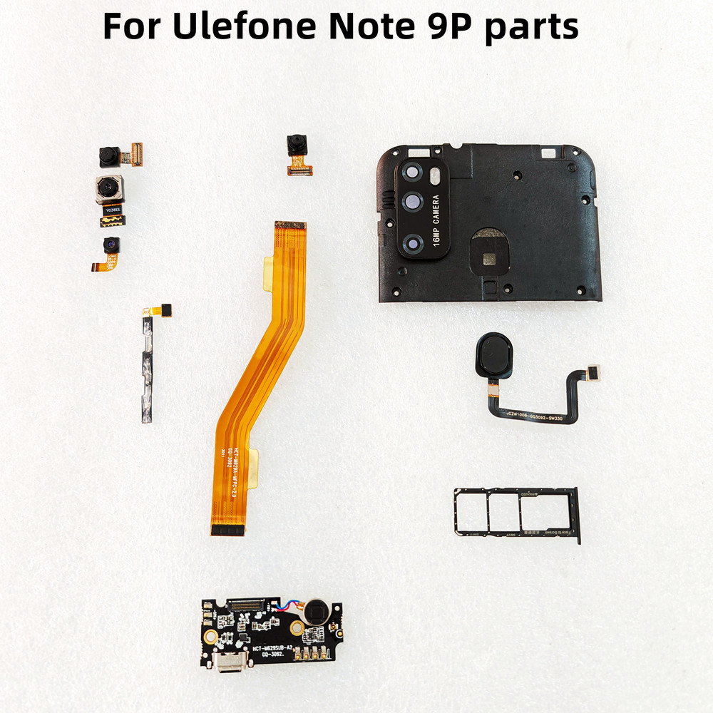 Voor Ulefone Note 9P Usb Opladen Dock Board Voedingskabel Camera Moederbord Oordopjes Luidspreker Onderdelen Sim Kaart Lade