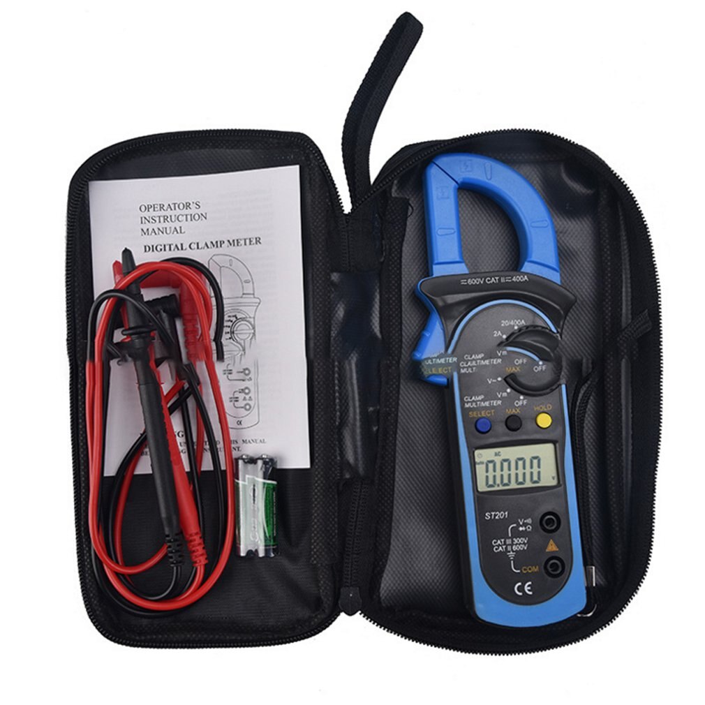True Rms Ac Clamp Meter 1Ma Auto Range Mini Digital Multimeter V-Alert Current Test Diode Tester With Back Clip