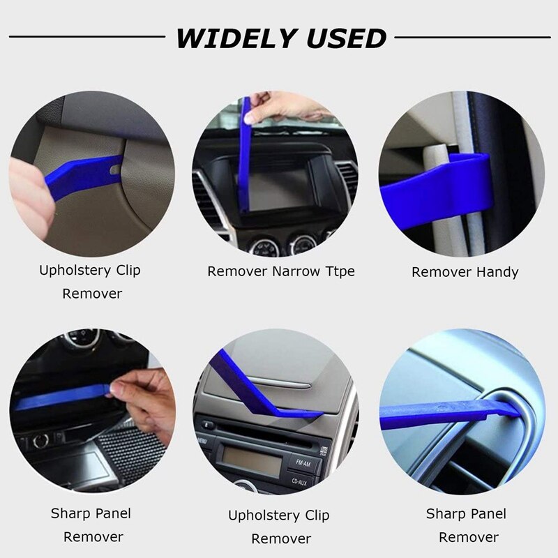 7pcs/set Auto Trim Removal Tool Door Panel Removal Tools with for Car Dash Center Console Disassembly Installation Repair Tools