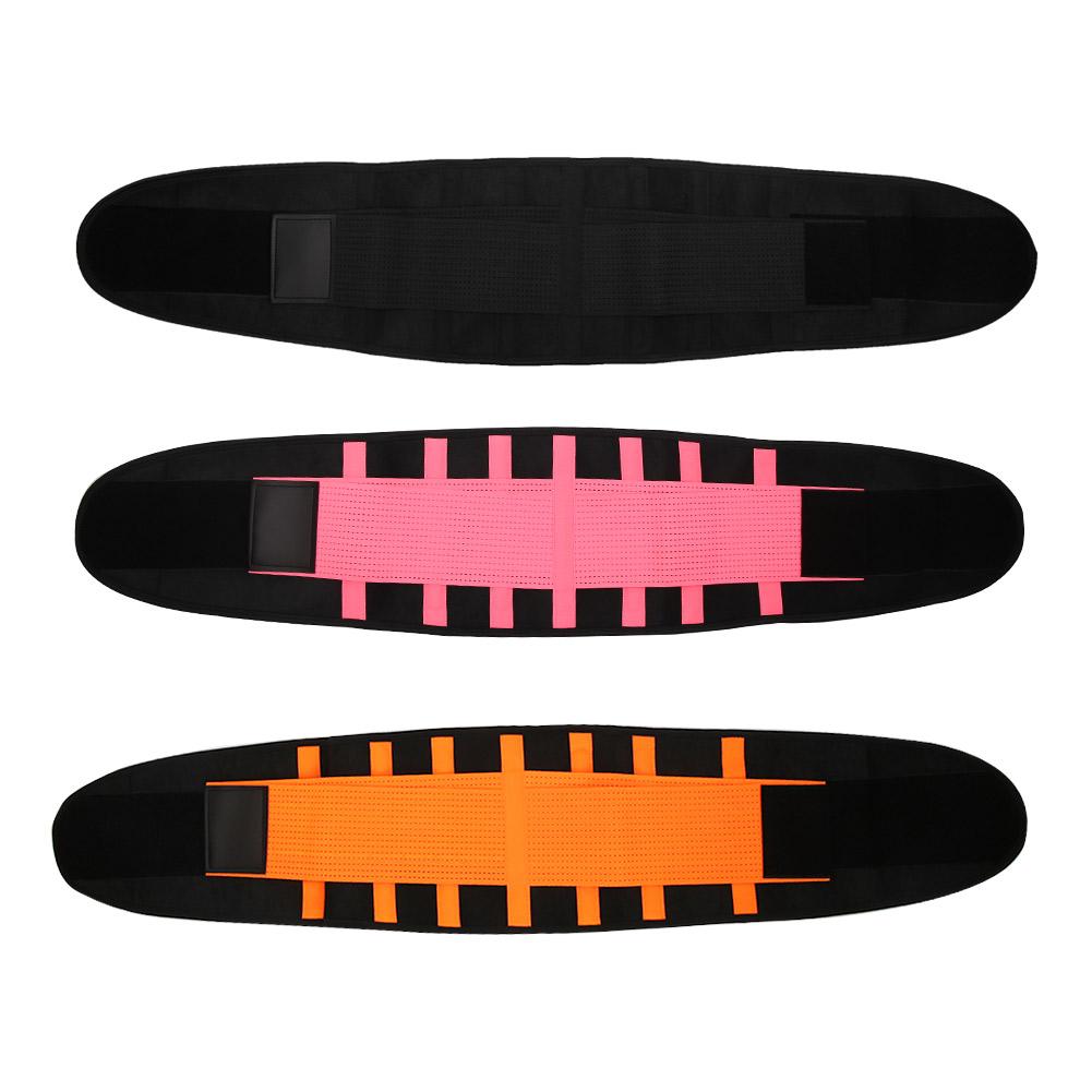 Cute Waist Belt Portable Gym Exercise Polyester Fiber Hit Color Adjustable Elastic Lumbar Protector for Office Home