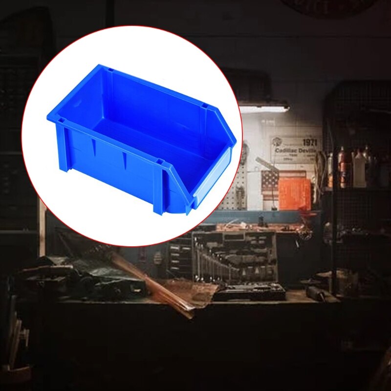 517A Non Toxic Tool Organiser Box Bin Storage Bins for Bolts Screwdrivers Hammers