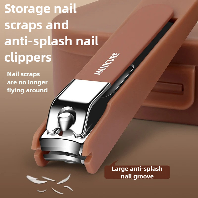 Conjunto completo de 7 peças de kit de manicure, cortador de unhas com cortador de cutícula, empurrador e aparador portátil, presente para mulheres e homens