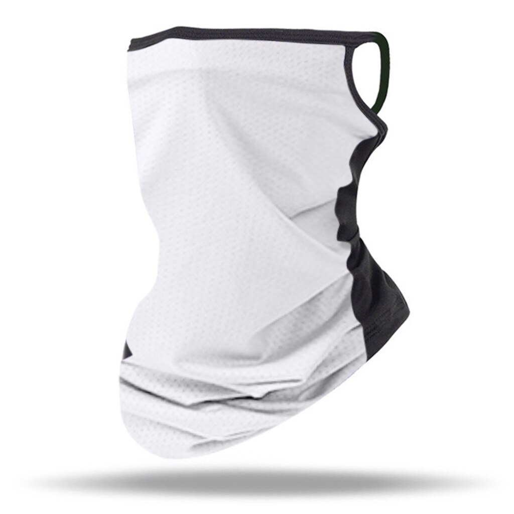 Pañuelo calentador para el cuello y la cara Unisex, Bandana Rave, para el cuello polaina, gorro de tubo para hombre y mujer, pañuelo para la cara, cubierta para la cara, 25 #: White 