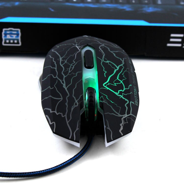 The game of office glow USB mouse optical mouse Internet cafes