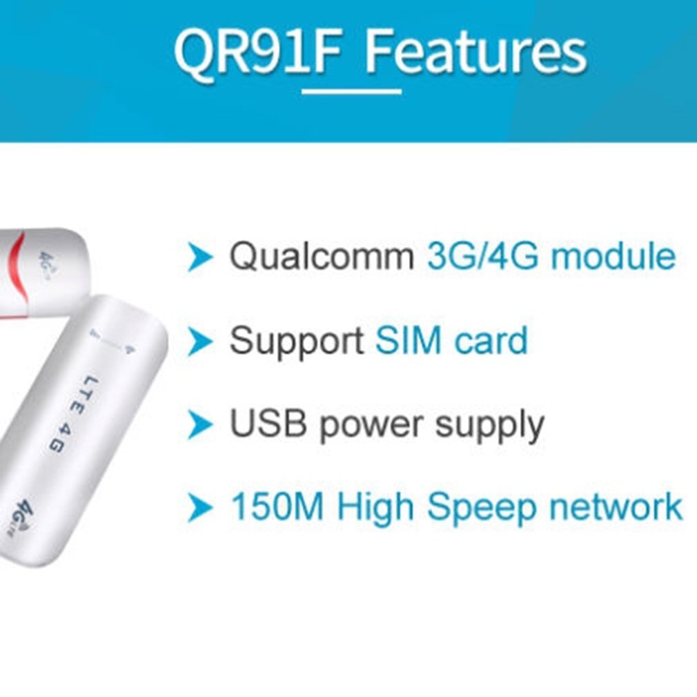 4G/3G Portable 100Mbps USB Wifi Router Repeater Wireless Signal Extender Booster Supporting Multi-Band FDD-LTE B1 B3 B7 B8 B20