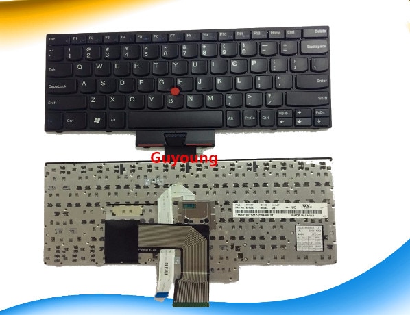 Angielska klawiatura dla THINKPAD E220 E130 X121 X130 X131E X140E X140 E125 X131 krawędzi 11 12 E120 E135 E220S S220 X121E X130E E145 z nami