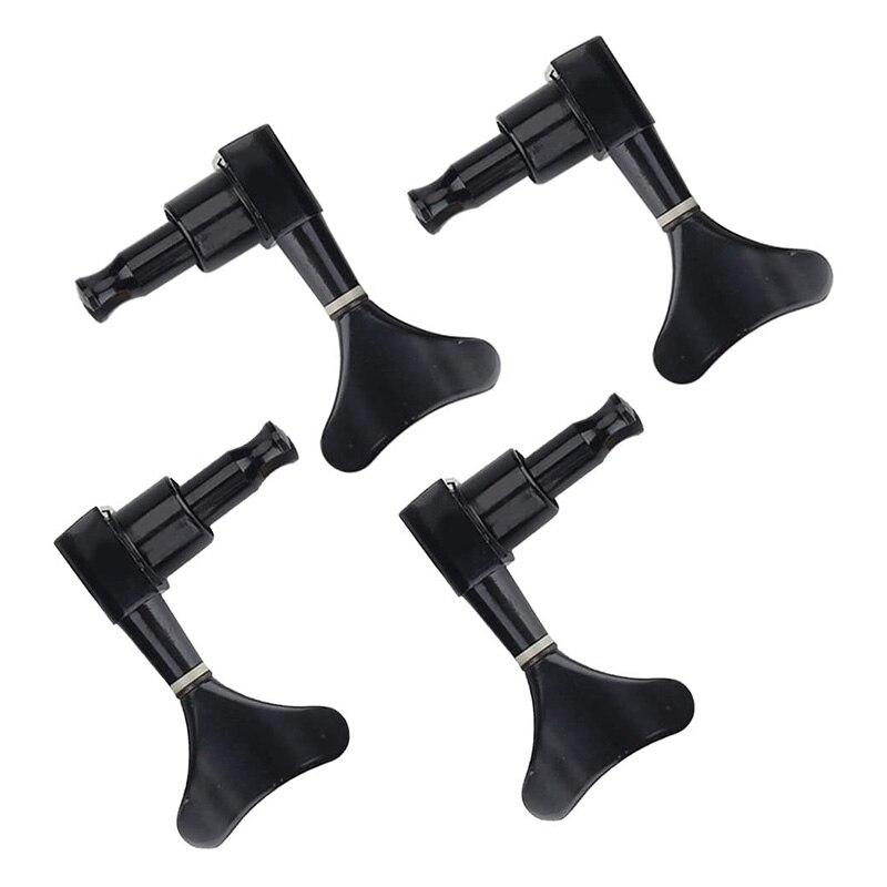 4 stuks gitaar stempennen 2r & 2l tuners stemmechanieken met eindstukken voor snaarbas accessoires zwart