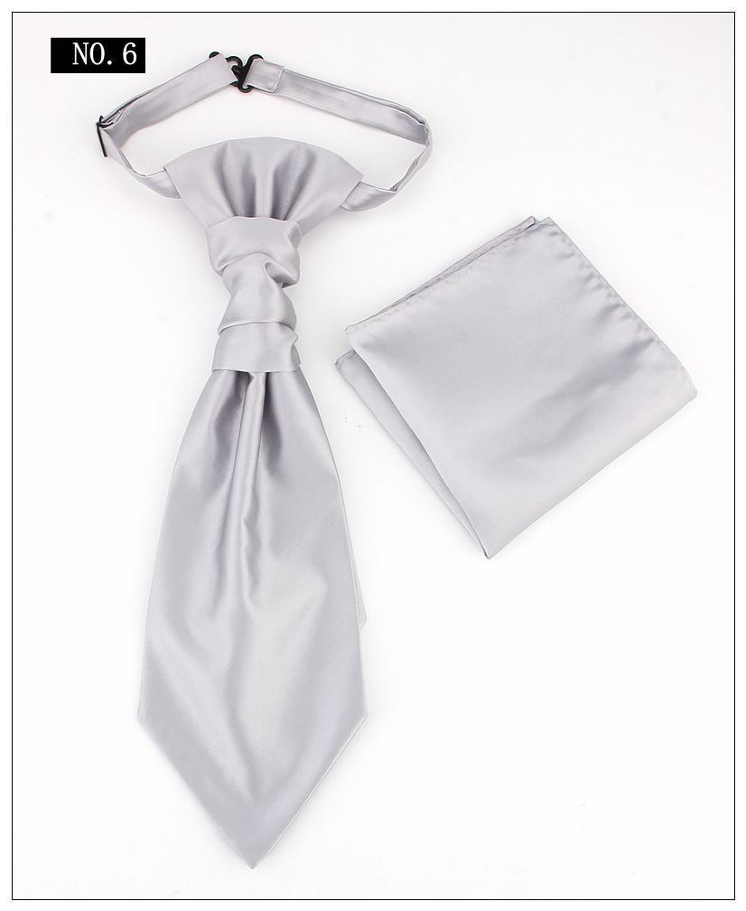 Paisley blomstret blå ascot slips mænd cashew slips lomme firkanter sæt herre & #39 ;s rød silke cravat slips lommetørklæder bryllup ascot tørklæde  b021: B021-006