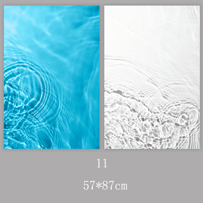 Background photography 2 Sides Marble Wood Grain photo studio Cosmetics Easter decoration 57*87cm Waterproof Photo background: 11