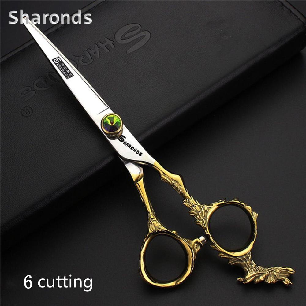 Sharonds 6 inch Japan Hair Cutting Scissors Barber Makas Scissors Salon Thinning Scissors Set: cutting