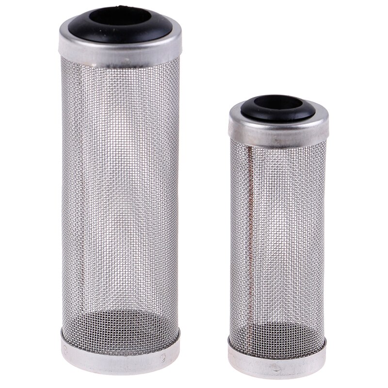 1 stk rustfrit stål filter indløbshus / mesh / rejenet specielt rejer cylinder filter indløb indløb beskytte akvarium tilbehør