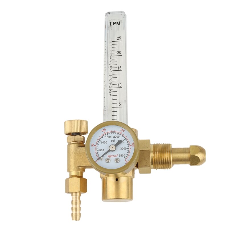 AR-191-03 Alle Koperen Buitendraad Argon Reduceerventiel, Argon Manometer
