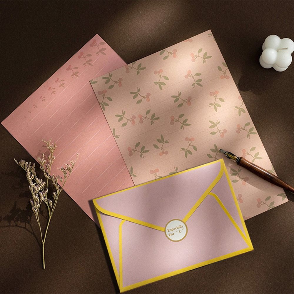 Kartki Podarunkowe Kwiaty Kwiatowe Koperty DIY Pocztówka z Naklejkami Bloki robić Pisania Listów Kartki z Życzeniami Kawaii Papier robić Pisania Listów Zaproszenia Kartki