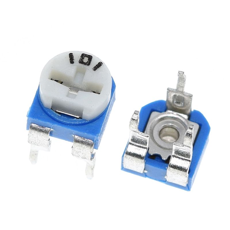20pcs RM065 RM-065 Série 100 200 500 1K 2K 5K 10K 20K 50K 100K 200K 500K 1M Ohm Trimpot Trimmer Potenciômetro Resistor Variável