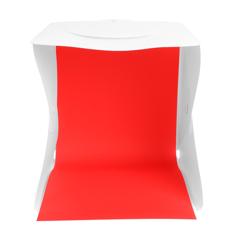 Mini fotostudio lichttent fotografie benodigdheden kit met led ringlicht 4 achtergronden voor fotografie