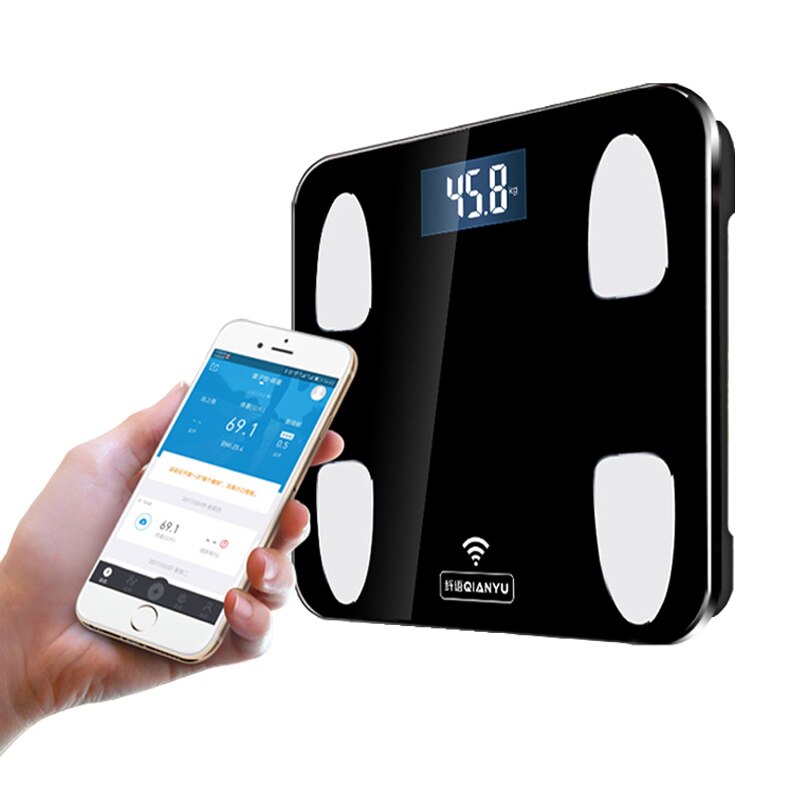 Digitale Badkamer Weegschaal Bluetooth Lichaamsvet mi schaal Floor Smart B MI menselijk Weegschaal Huishoudelijke Balance Body 180 kg