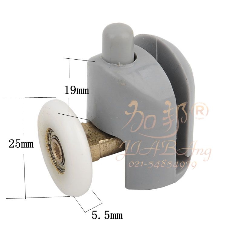 Old fashioned shower room wheel swing wheels spring wheel curved glass door circarc bathroom sliding door pulley