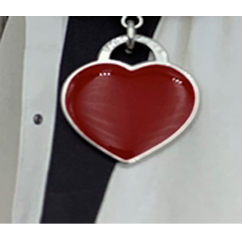 1: 1 originale Modello S925 a forma di Ciondolo In Argento Per La Collana Del Cuore di Modo Pendenti Con Gemme E Perle Dei Monili Delle Signore Regalo Di Compleanno: TIFFP1007