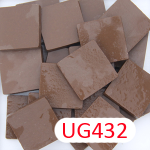 200 gram / 2 cm (18mm )  uglaserede porcelænsfliser: Ug432