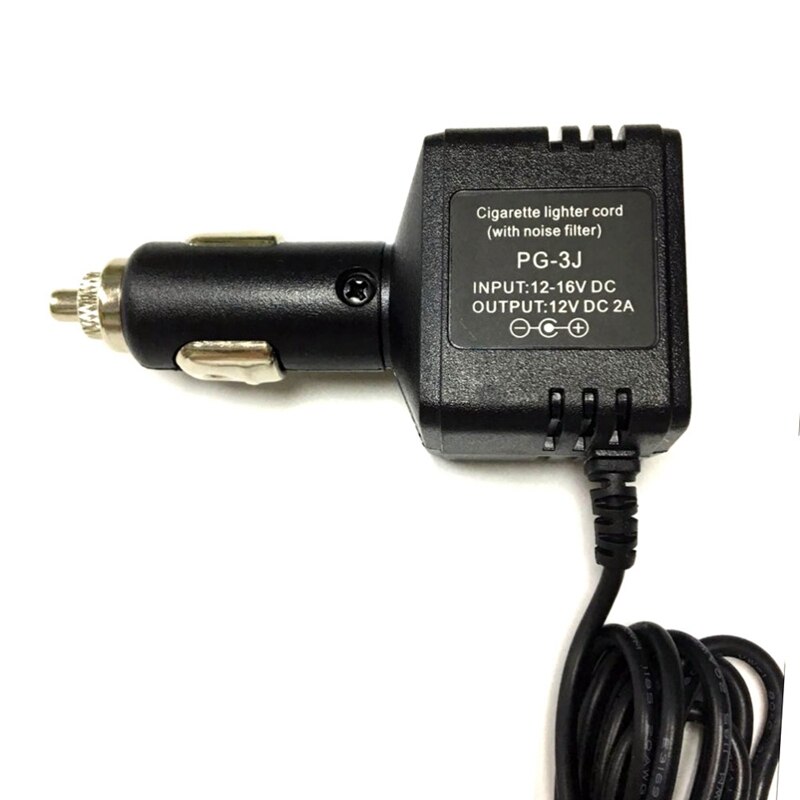 Caricabatteria Da auto PG-3J Accendisigari Cavo 2m per Kenwood per TH-D7E TH-F6E TH-F7E TH-K4E TH-G71E UV-5R prosciutto Radio Walkie talkie