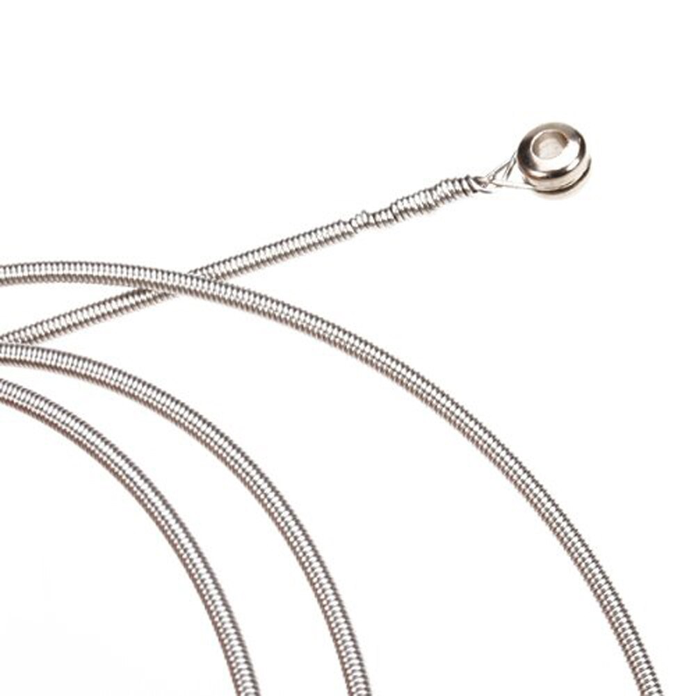 1 Set Van 4 Pcs String Basgitaar Onderdelen 4 Stalen Snaren Diameter 0.1 Inch/0.08 Inch/0.055 inch/0.04 Inch Gitaar Accessoires
