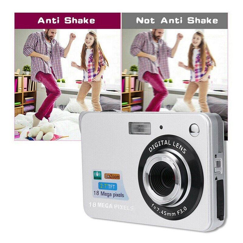 2.7 inch tft lcd hd scherm digitale camera anti-shake gezichtsdetectie camcorder  uy8