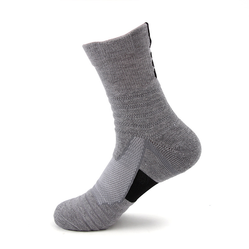 Komfortable Herren Basketball Sport Socken Elite Socken Verdicken Im Freien Sportlich Laufschuhe Socken: 4