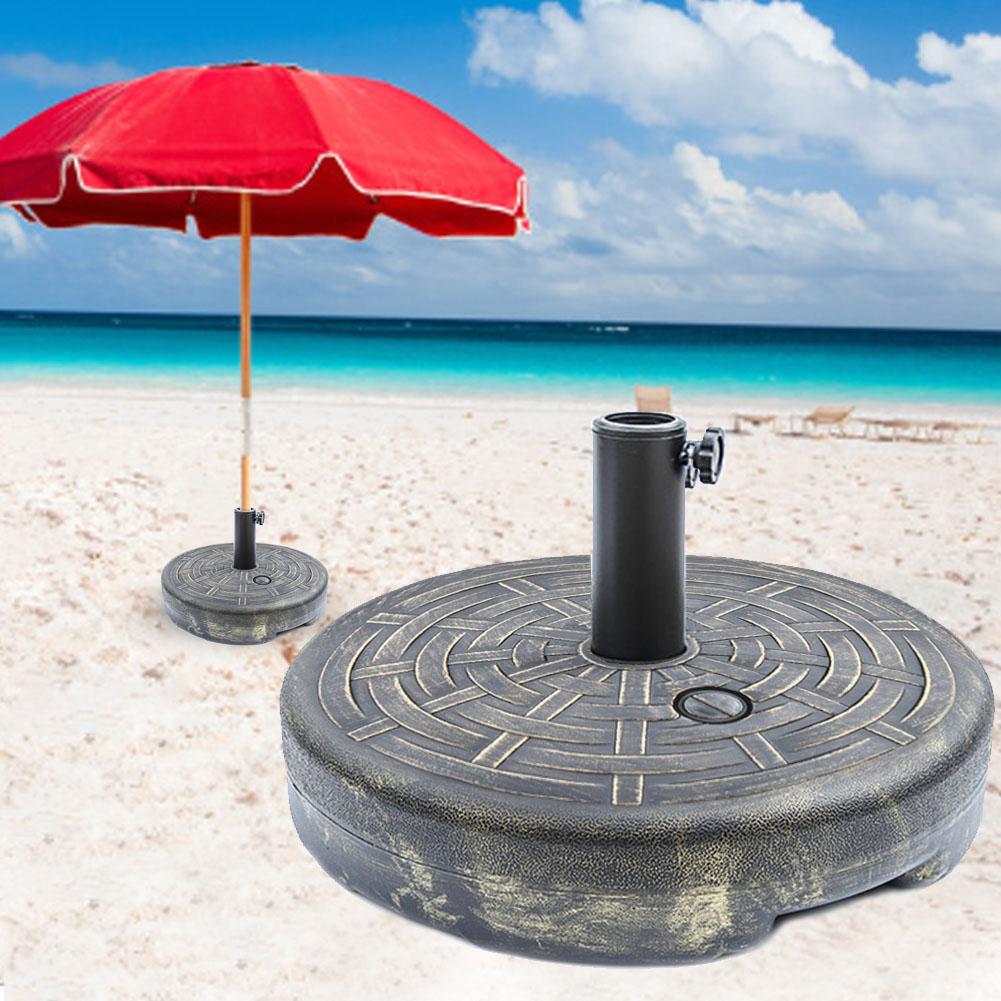 Outdoor Umbrella Base Portable Durable Umbrella Base Heavy Duty Round Water Filled Umbrella Base Stand For Outdoor Patio