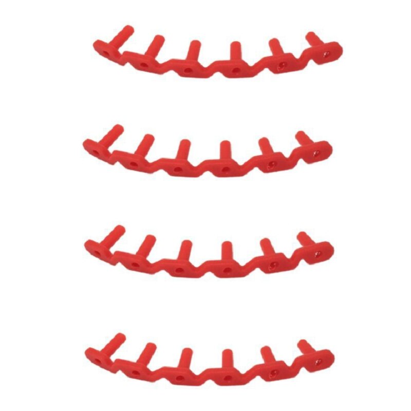 Badminton Racket Racquet Stringing Grommets Eyelets Replacement Accessories Guard Tube: Red