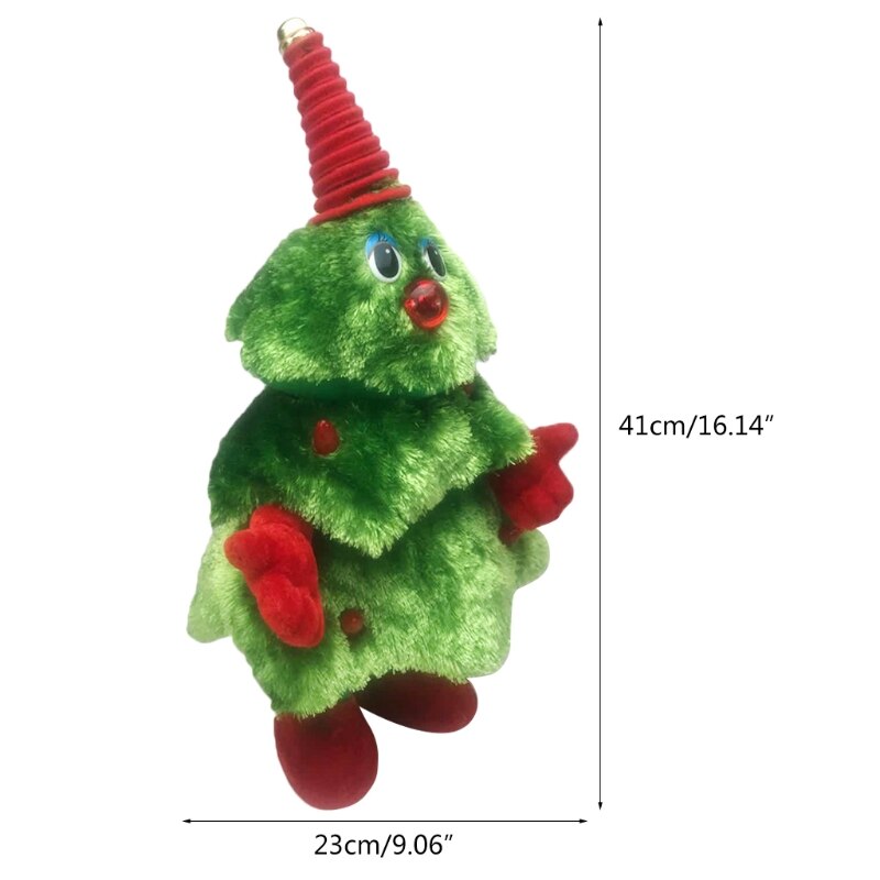 Christmas Santa Claus Musical Singing Dancing Moving Glowing Electric Toy M89C