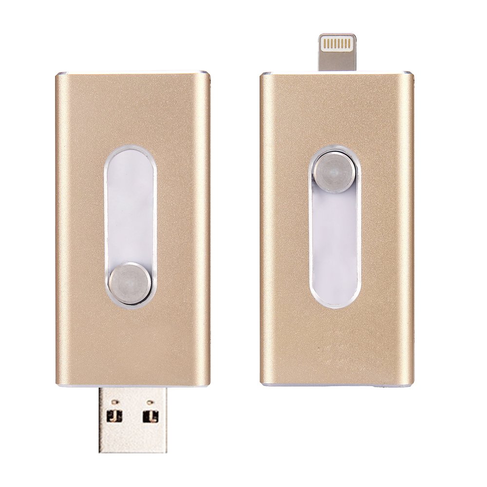 Unidad Flash Usb para iPhone 6 iPhone 6 6S 6 más 7 7S 7P 8 8 X Lightning para iPad USB Stick de memoria de 64GB Pendrive para iOS de almacenamiento externo