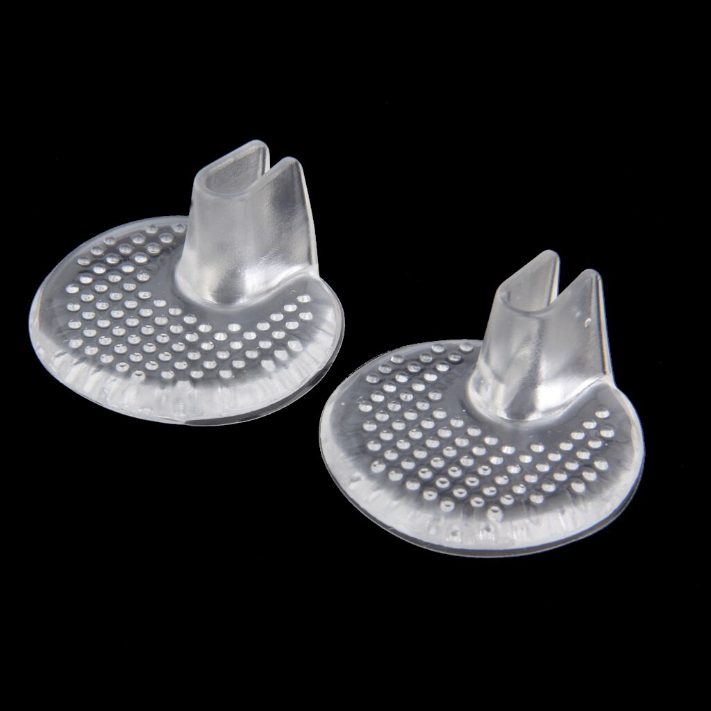2pcs Flip flop Sandals Silicone Gel Toe Guards Shoe Insoles Pads Cushion Foot Protector for Wearing Flip Flops High Heel Shoes
