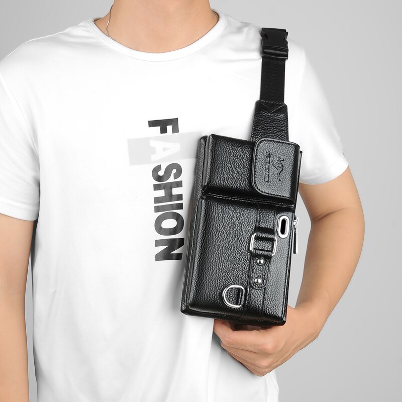 Ag bolsa de peito unissex, nova bolsa de ombro único multifuncional com grande capacidade para homens e mulheres sacos de sacos