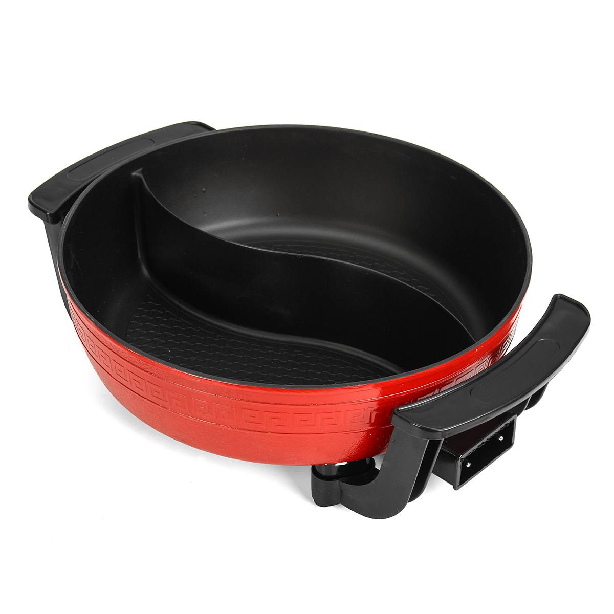 1800W 6L Electric Pot 220V Smokeless Non-Stick Home Electric Multi Cookers Pot Aluminum Kitchen Appliance 5 Temperature