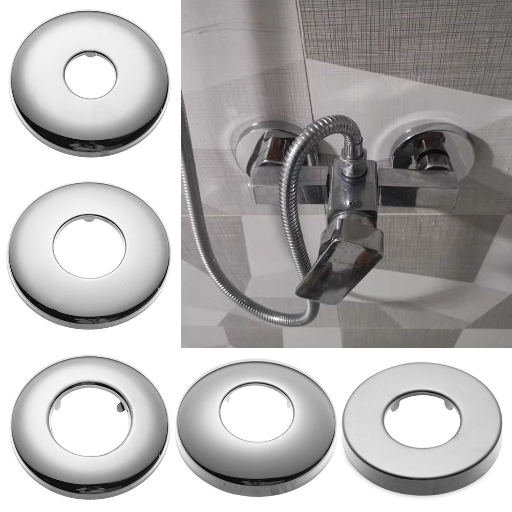 Useful Flange Cover Chrome Wall Flange Pipe Wall Covers Faucet Decor Faucet Accessories Faucet Decorative Cover