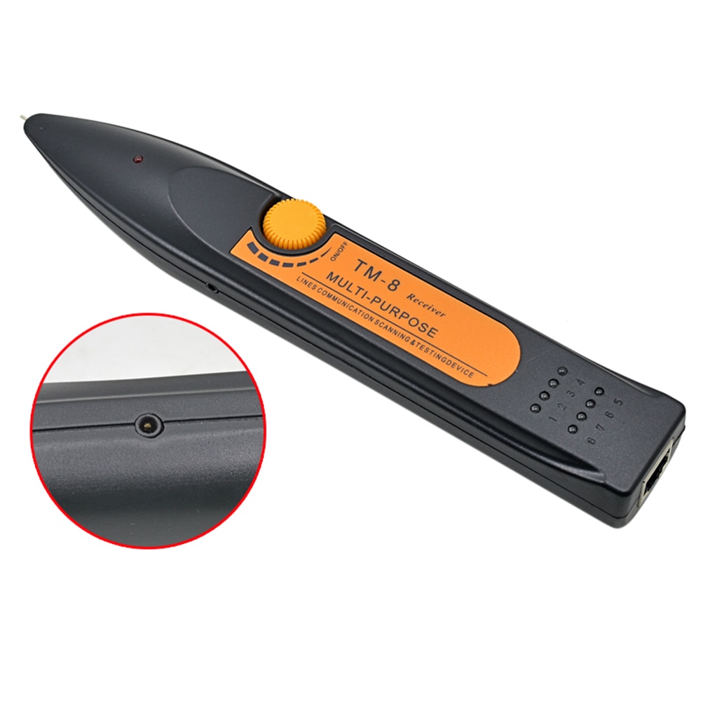 MJTEK Multifunctional TM-8 LAN Network Cable Tester Cat5 Cat6 RJ45 UTP STP Crimping Tool Telephone Wire Tracer Diognose Tone