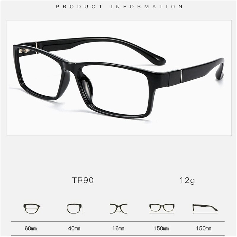 Evove Oversized Eyeglasses Frames Male Women 150mm Wide Glasses Men Spectacles for Prescription Reading Optical Lens black