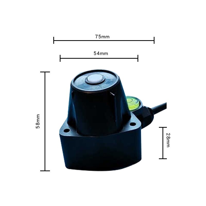 PYR20-Sensor de piranómetro RS485 de radiación Solar, rango de 0-2000 W/M, 0-2V, 4-20MA, detector de luz, rango de longitud de onda de 400-1100nm